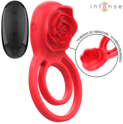 Stimulateur Vibrant 10 Modes avec Télécommande Rouge Intense Gail pas cher