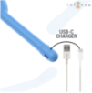 Stimulateur Point G Rechargeable Bleu Intense Karlie