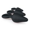 Kit de 3 Plugs Anaux Pointy 10 x 4,5 cm Noir
