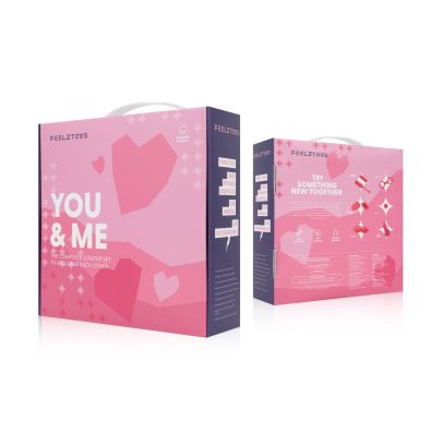 Stimulateur Couple You & Me Rose – FeelzToys