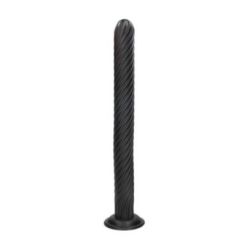 Plug Anal Torsadé Titan Twist – 48 cm – Noir pas cher