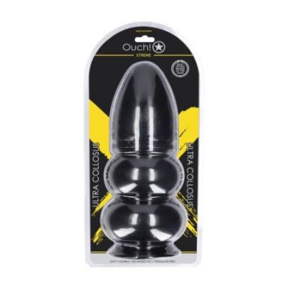 Plug Anal XXL Ultra Colossus – 33 cm – Noir