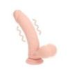 Vibromasseur Courbé Rechargeable en Silicone Double Densité avec Boules Lestées – 18 cm – Chair Vibromasseur Courbé Rechargeable en Silicone Double Densité avec Boules Lestées – 18 cm – Chair