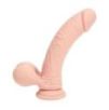 Vibromasseur Courbé Rechargeable en Silicone Double Densité avec Boules Lestées – 18 cm – Chair Vibromasseur Courbé Rechargeable en Silicone Double Densité avec Boules Lestées – 18 cm – Chair