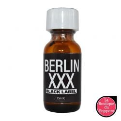 Poppers Berlin XXX Black Label Propyl 25ml pas cher
