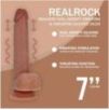 Gode Réaliste Vibrant Va-et-Vient Double Densité avec Testicules – 17,8 cm – Beige Gode Réaliste Vibrant Va-et-Vient Double Densité avec Testicules – 17,8 cm – Beige