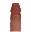 Gode Réaliste Vibrant Va-et-Vient Double Densité avec Testicules – 17,8 cm – Beige Gode Réaliste Vibrant Va-et-Vient Double Densité avec Testicules – 17,8 cm – Beige