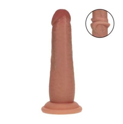 Gode Réaliste Double Densité à Peau Coulissante – 15
