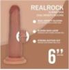 Gode Réaliste Double Densité à Peau réaliste – 15,5 cm – Beige