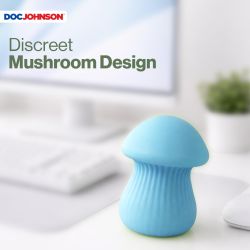 Mini Masturbateur ULTRASKYN Mushroom Stroker – Bleu
