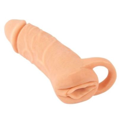 Masturbateur + gaine à pénis Trustydick M 16 x 5cm pas cher