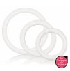 Lot de 3 cockrings souples Blanc Lot de 3 cockrings souples Blanc