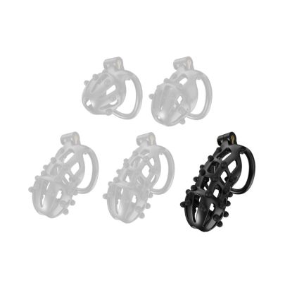 Cage de chasteté Point Up XXL Noire 12 x 4cm