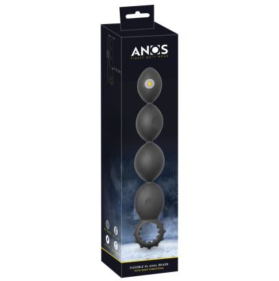 Boules anales vibrantes Flex Anos 18.5 x 4.7cm
