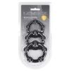 Lot de 3 Cockrings BeadCock Levelz