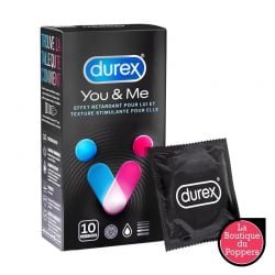 Préservatifs Durex You & Me x10 pas cher