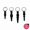 Lot de 4 plugs anal silicone