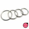 Lot de 4 cockrings en métal Round Light Lot de 4 cockrings en métal Round Light