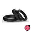 Lot de 3 cockring Silicone Set Ring Noirs Lot de 3 cockring Silicone Set Ring Noirs