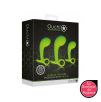 Lot de 3 Plugs prostatiques phosphorescents Glow Silicone Lot de 3 Plugs prostatiques phosphorescents Glow Silicone