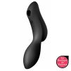 Stimulateur de clitoris Curvy Trinity 2 Satisfyer Noir Stimulateur de clitoris Curvy Trinity 2 Satisfyer Noir