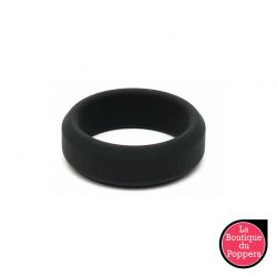 Cockring en silicone Soft Ring 18mm Noir Rimba