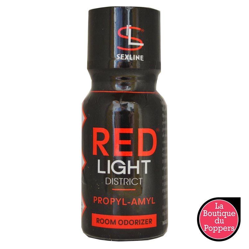 Poppers Red Light District 15ml Propyl Amyl pas cher