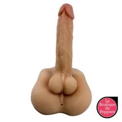 Masturbateur Big Dick Hole Anus et Pénis flexible 18 x 4cm