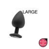 Plug Diamond LARGE – 8 x 4.4 cm Noir Plug Diamond LARGE – 8 x 4.4 cm Noir