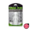 Double Tunnel Plug Transparent Medium 9.5 x 5.2 cm Double Tunnel Plug Transparent Medium 9.5 x 5.2 cm