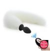 Plug Queue Vibrant Fox Tail Vibe 6.5 x 3.2cm - Queue 40cm Blanche Plug Queue Vibrant Fox Tail Vibe 6.5 x 3.2cm - Queue 40cm Blanche