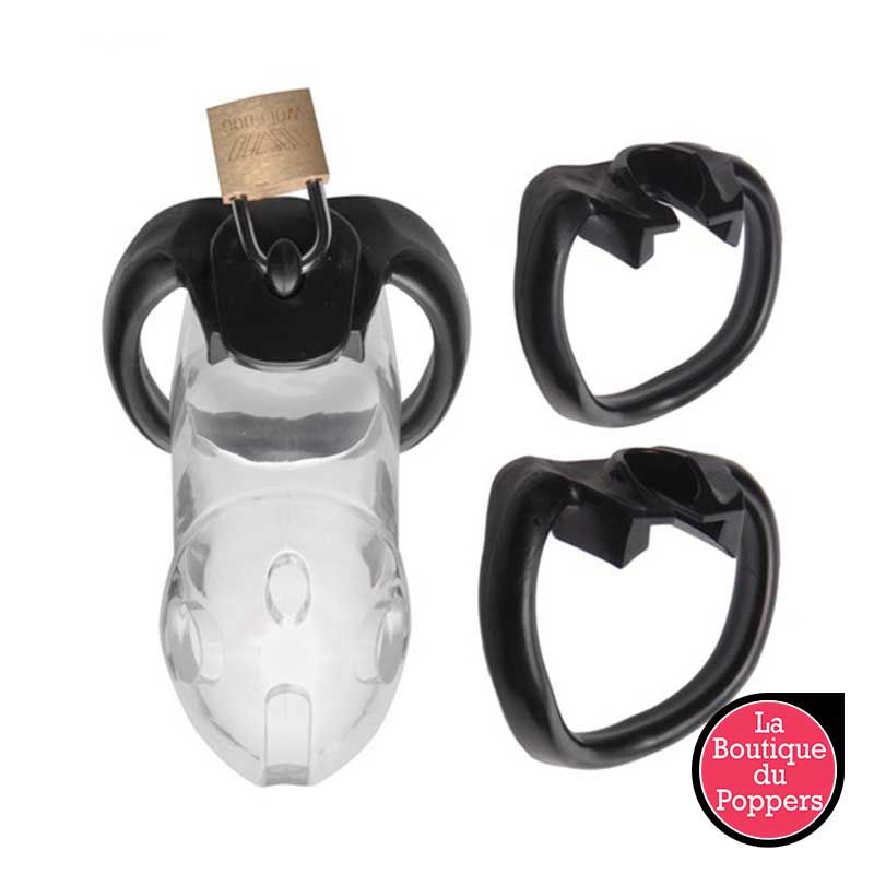 Cage De Chasteté Rigide En Métal FUKR - Dimensions 8.5 X 3.3 Cm - Sextoy BDSM - Neuf