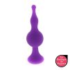 Gode anal a ventouse en silicone pourpre Medium - 12 cm Gode anal a ventouse en silicone pourpre Medium - 12 cm