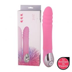 Vibromasseur Zest en Silicone Rose - 23 cm