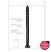 Gode long Scaled Anal Snake L 50 x 3.5cm Gode long Scaled Anal Snake L 50 x 3.5cm