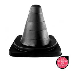 Plug XXL Cone All Black 19 x 12 cm pas cher