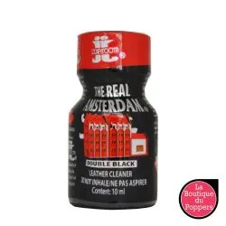 Poppers The Real Amsterdam Double Black Lockerroom 10ml pas cher