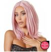 Perruque Cheveux mi-longs Roses Perruque Cheveux mi-longs Roses