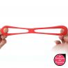 Double Cockring Silicone Soft Duo 40mm Rouge