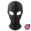 Cagoule avec zip Open n°2 Noire - Taille : Unique Cagoule avec zip Open n°2 Noire - Taille : Unique