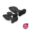 Kit de 3 plugs silicone Rocket Noirs Kit de 3 plugs silicone Rocket Noirs