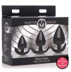Lot de 3 plugs Spades Noir Lot de 3 plugs Spades Noir
