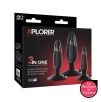 Kit de 3 plugs Xplorer noirs Kit de 3 plugs Xplorer noirs