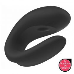 Stimulateur connecté Double Joy Satisfyer Noir