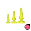 Set de dilatation anale Silicone - Yellow Set de dilatation anale Silicone - Yellow