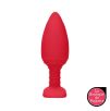 Plug Anal Vibrant et Chauffant Glow Rouge 12x3.8cm Plug Anal Vibrant et Chauffant Glow Rouge 12x3.8cm