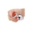 Plug Anal Red Jasper Heart 8.4x3.4cm - Medium
