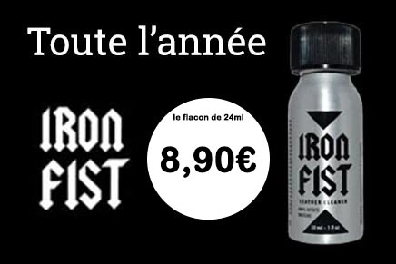 Poppers Iron fist pas cher